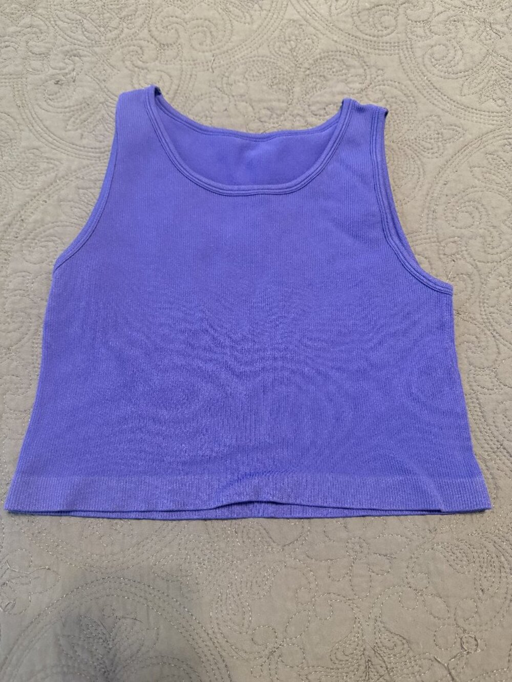 Purple Cropped Tank